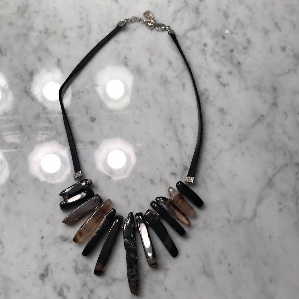 Anthropologie stone necklace